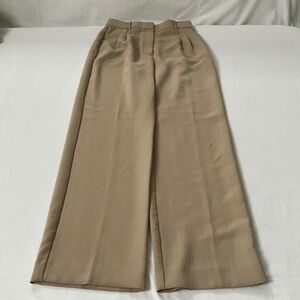 ARITZIA Wilfred Effortless Wide Leg Pants Size 8 Tan